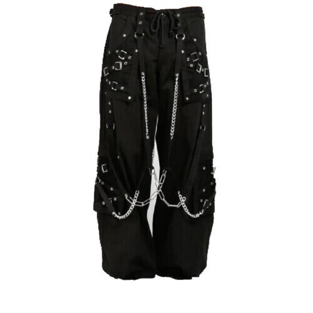 COPY - Goth Pant  Bondage Skater Gothic Punk Rocker Cyber Steampunk/Trip P…